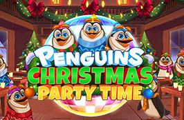 Penguins Christmas Party Time